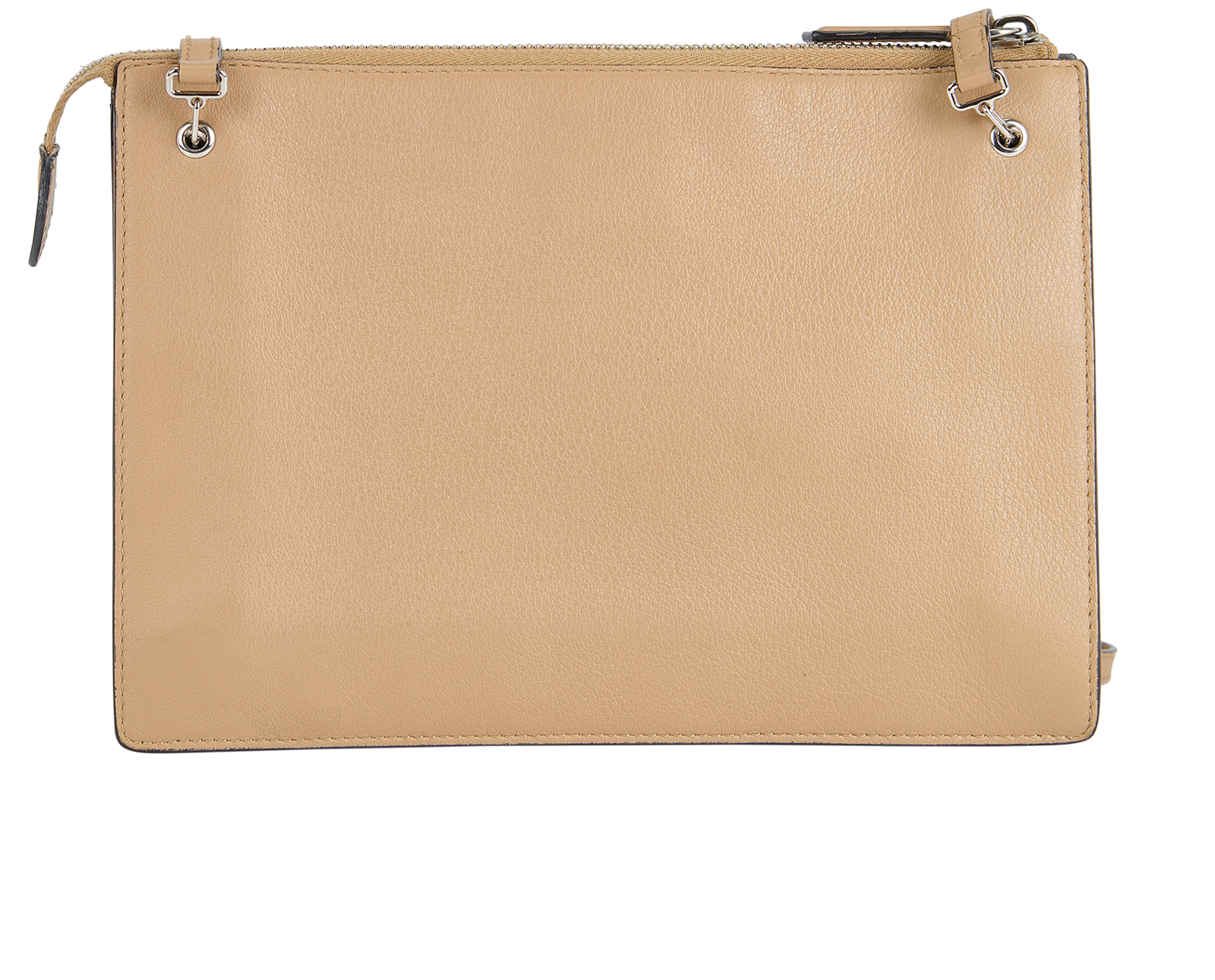 Rainbow Studded Crossbosy, &pound;350, Handbags, Beige, Leather, Back view